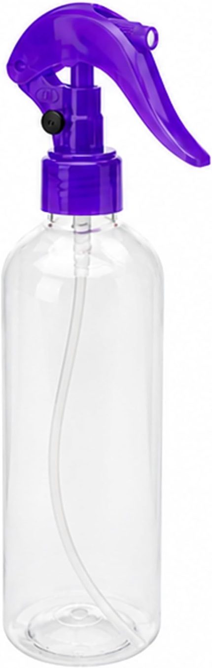 Plastik Sprey Şişesi, Boş, Şeffaf (Mor)