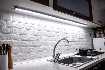 120cm Dim Edilebilir Tak Çalıştır Led Işık Mutfak, Dolap, Tezgah Altı, Duvar Dekoratif GeceLamba (BEYAZ IŞIK).