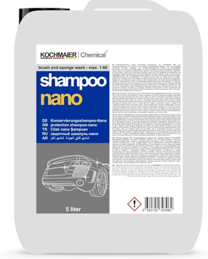 Cilalı Oto Şampuanı – 1:60 Konsantre pH Nötr – Seramik Kaplama ve PPF Uyumlu, Nano Teknoloji Lotus Etkisi, Kostiksiz Profesyonel Araç Yıkama Şampuanı (5 Litre/Kg)