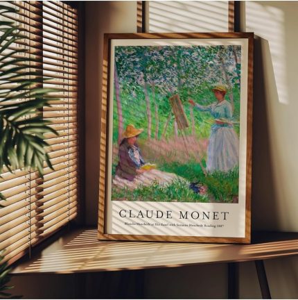 Tanıtım Monet Çerçevesiz Poster, Modern Dekoratif Çerçevesiz Poster, Tablo, Monet-12, 40 x 50