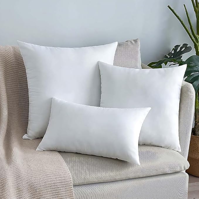 Home Premium Kare Kırlent İç Yastık 1.Kalite Elyaf Dolgulu Oyuncu Koltuk Yastığı (2, 50x50) - Görsel 4