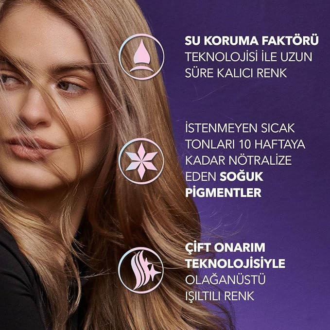 Supreme Kit Saç Boyası 8/18 Açık Inci Küllü Kumral - Görsel 4