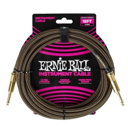Ball 18ft. Braided Pay Dirt Enstrüman Kablosu