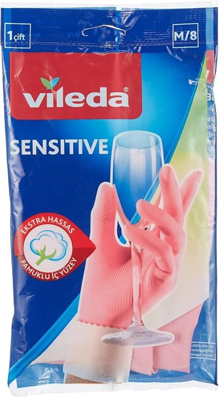 149212 Candy Pink Sensitive Eldiven,%100 Doğal Lateks, M