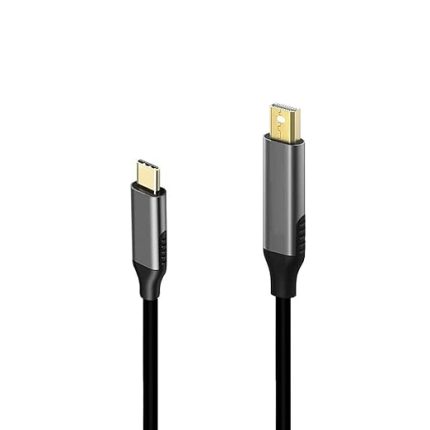 K-02E Type-C To Mini Display Port 4K Hd 60Hz Görüntü Aktarım Kablosu