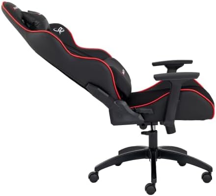 PREMIO Serisi Profesyonel Oyuncu Koltuğu, Ergonomik Tasarım, 180 Derece Ayarlanabilir Sırt Açısı, Kaliteli Sünger, 130kg Taşıma Kapasiteli Oyuncu Sandalyesi (Extra Siyah) - Görsel 3