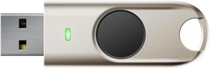 K27 USB Güvenlik Anahtarı - İki Faktörlü Kimlik Doğrulayıcı - FIDO U2F + FIDO2 ile USB-A - Biyometrik Parmak İzi