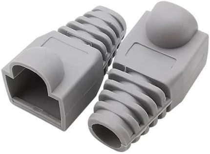 PX-CAT6100 RJ45 Koruma Kılıfı 100 Adet, Cat5 Cat6 Ethernet Konnektör Boot Cover, LAN Ağ Kablosu Jack Koruyucu Papuç
