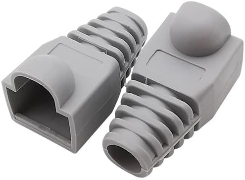 PX-CAT6100 RJ45 Koruma Kılıfı 100 Adet, Cat5 Cat6 Ethernet Konnektör Boot Cover, LAN Ağ Kablosu Jack Koruyucu Papuç