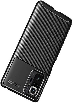 Xiaomi Redmi Note 10 Pro ile Uyumlu Kılıf Silikon Karbon İnce Esnek Lens Korumalı Tarz Mat Parmak İzi Bırakmayan Kapak Negro Kahverengi - Görsel 3