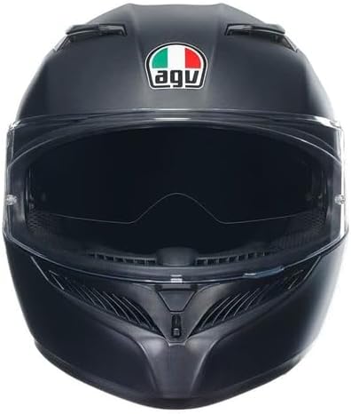 K3 Motosiklet Kaskı Mono Kapalı Kask Matt Black M | Pinlock - Görsel 2