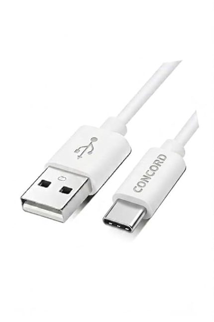 C-821 2.1A 100 CM Type-C Şarj Kablosu Beyaz - Akıllı Telefonlar ve Tabletler İçin