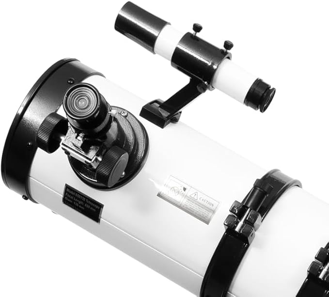 Kepler 130EQ Refraktör Teleskop 130mm Açıklık 6,5mm Göz Merceği (100x) 25mm Göz Merceği (26x) 2x Barlow Lens Bulucu Dürbün Ekvatoryal Kundak - Görsel 3