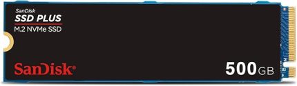 Plus SDSSDA3N-500G-G26 PCI-Express 3.0 500 GB M.2 SSD
