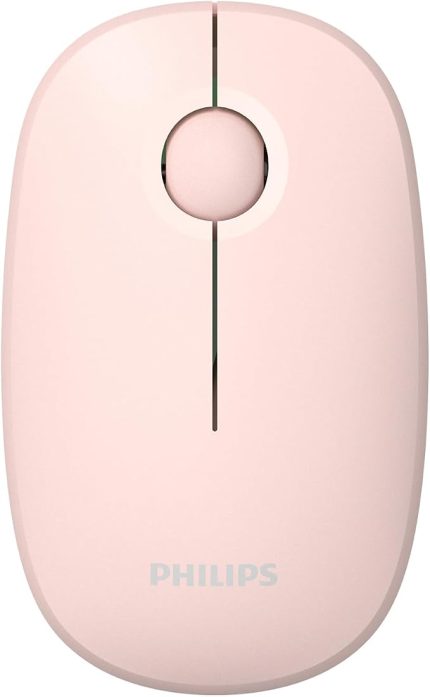 SPK7378 Kablosuz Mouse - 1600 DPI Optik Sessiz Fare - 42g Ultra Hafif ve Ergonomik Tasarım - 6 Ay Pil Ömrü - 15 Metre Çekim - Pembe
