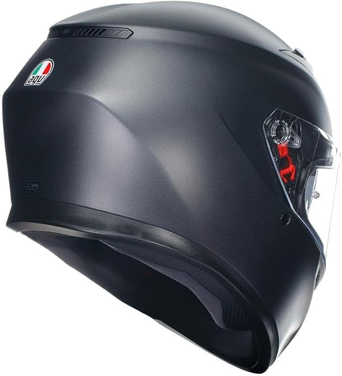 K3 Motosiklet Kaskı Mono Kapalı Kask Matt Black M | Pinlock - Görsel 3