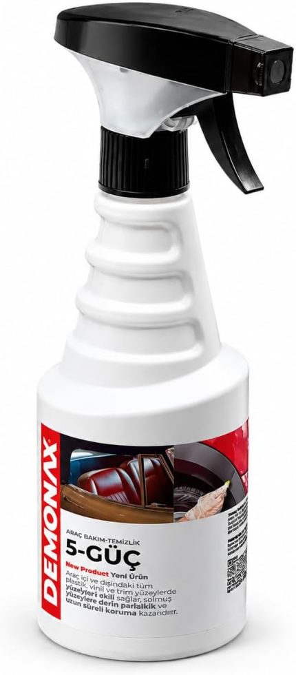 Beş Güç Yüzey Parlatıcı & Koruyucu Plastik Vinil Trim 500 ml