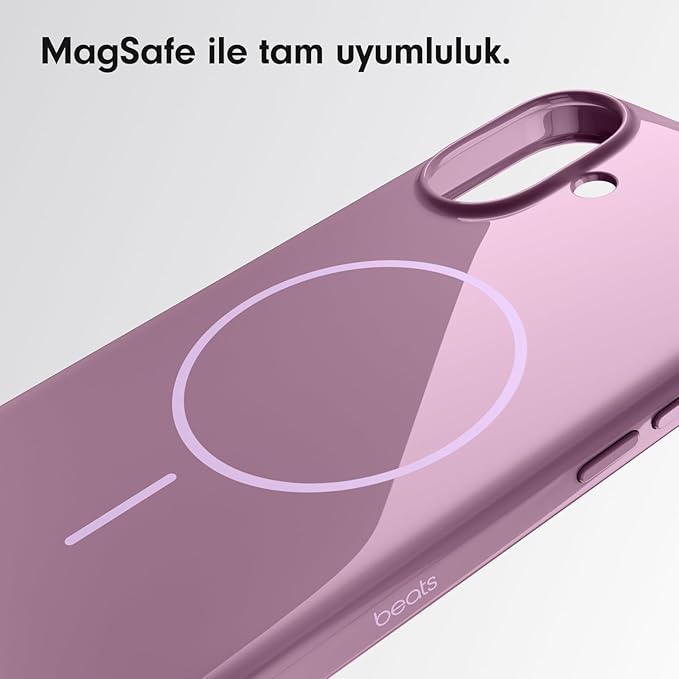iPhone 16 Pro Kılıf - MagSafe, Çizilmeye Dayanıklı Koruyucu Kılıf, İnce Form, Mikrofiber Kaplama - Menekşe Moru - Görsel 3