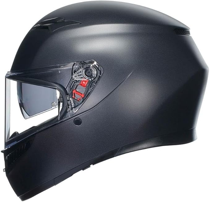 K3 Motosiklet Kaskı Mono Kapalı Kask Matt Black M | Pinlock - Görsel 5