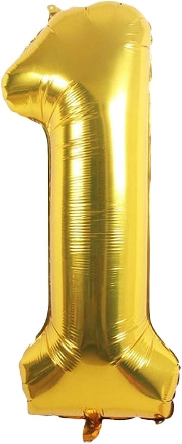 Balon 1 Rakamı Helyum Balon 76 Cm (GOLD)