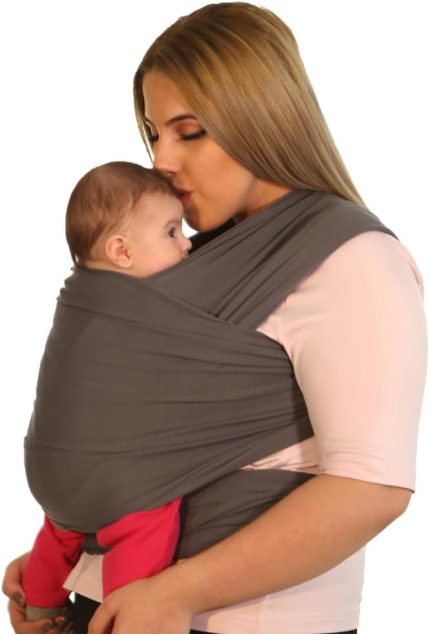 Pamuk CPCS Sertifikalı Sling Bebeğinizin Konforu ve Güvenliği İçin Esnek Wrap Sling
