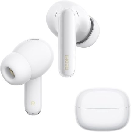 Redmi Buds 8 Pro Cloud White Kablosuz Bluetooth Kulaklık, 42dB Aktif Gürültü Engelleme, Yapay Zeka Gürültü Azaltma, 36 Saat Pil Ömrü, Beyaz