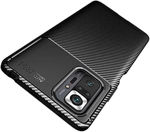 Xiaomi Redmi Note 10 Pro ile Uyumlu Kılıf Silikon Karbon İnce Esnek Lens Korumalı Tarz Mat Parmak İzi Bırakmayan Kapak Negro Kahverengi - Görsel 2