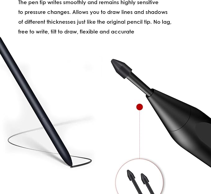 Galaxy Tab S9/S9 Ultra/S9 Plus Stylus Kalem Uçları, Galaxy Tab S9/S9 Ultra/S9 Ultra/S9 Plus S Kalem Uçları Samsung Galaxy Tab S9/S9 Ultra/S9 Plus S Kalem için Yedek - Görsel 4