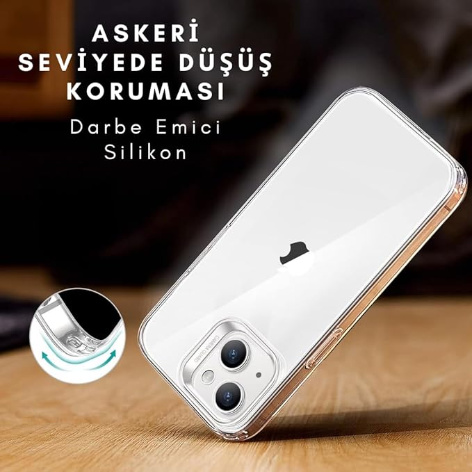 iPhone 11 Pro Max ile Uyumlu Şeffaf ve Sararmaya Dayanıklı Silikon Kılıf, Extra İnce ve Yumuşak Model (iPhone 11 Pro Max) - Görsel 4