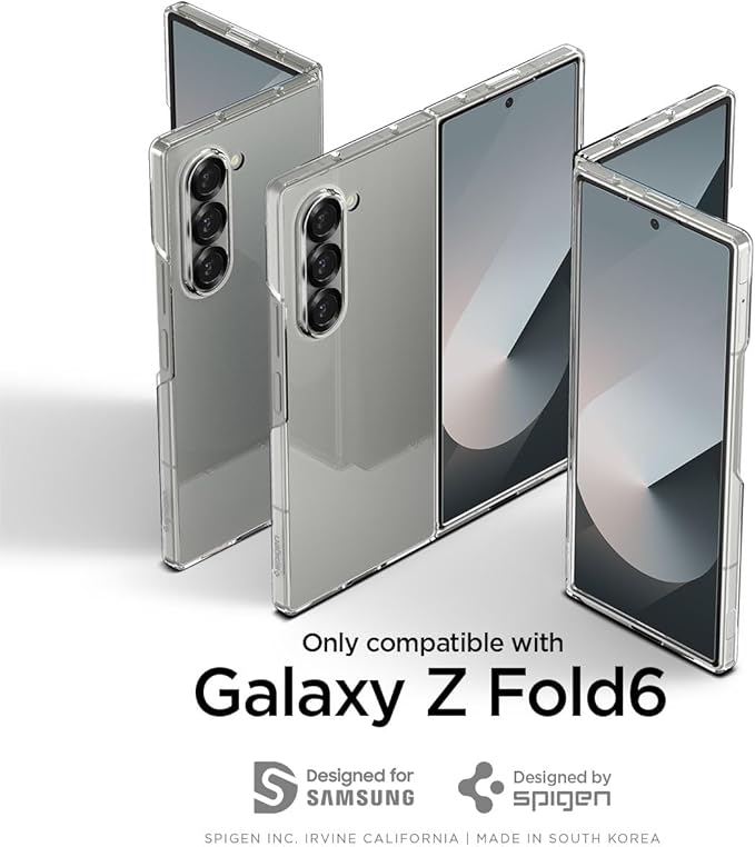 Samsung Galaxy Z Fold 6 ile Uyumlu Kılıf Air Skin Crystal Clear - ACS07815 - Görsel 2