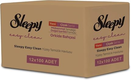 Easy Clean Orkide Bahçesi Yüzey Temizlik Havlusu Mendili 12x100 (1200 Yaprak)