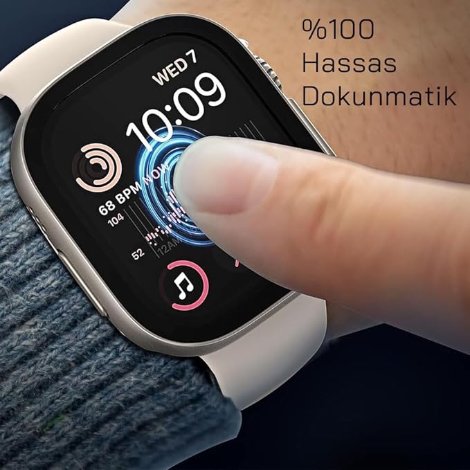 Watch 10/11 Serisi 46mm ile uyumlu Sert PC Kasa ve Ekran Koruyucu 35 - Görsel 5