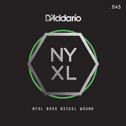Nyxlb045 Bas Tek Tel, Nyxl Serisi, Nikel Sarim, .045 Gauge,