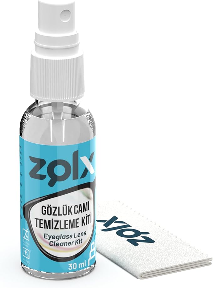 30ML Gözlük Camı Temizleme Kiti, Gözlük Temizleme, Gözlük Spreyi, Gözlük Bezi,Temizleme, ekran temizleme, tv temizleme, telefon temizleme, tablet temizleme, lcd temizleme - Görsel 5