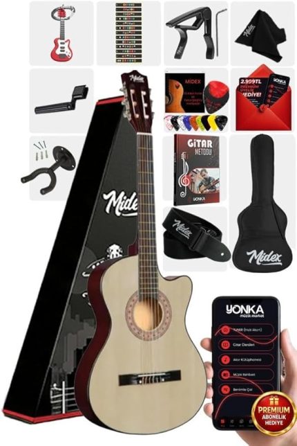 CG-390NT-XBAG Klasik Gitar 4/4 Sap Ayarlı Kesik Kasa