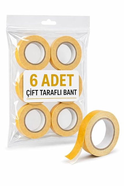 Adet Çift Taraflı Köpük Bant Güçlü Yapışkanlı Bant