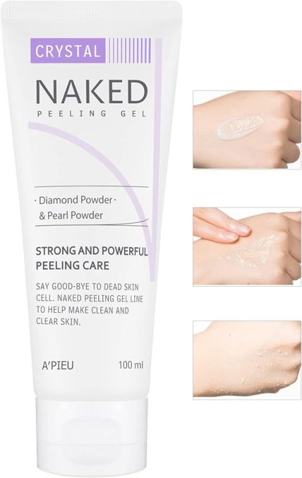 Elmas Tozu İçeren Arındırıcı Peeling Jel 100ml APIEU Naked Peeling Gel (Crystal)