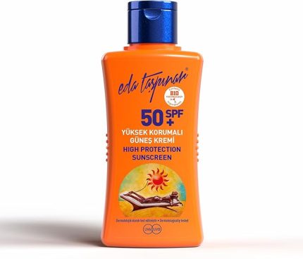 Taşpınar Yüksek Korumalı Güneş Kremi SPF 50+ | Seyahat Boy | Travel Size |50 ml / 1.7 fl oz