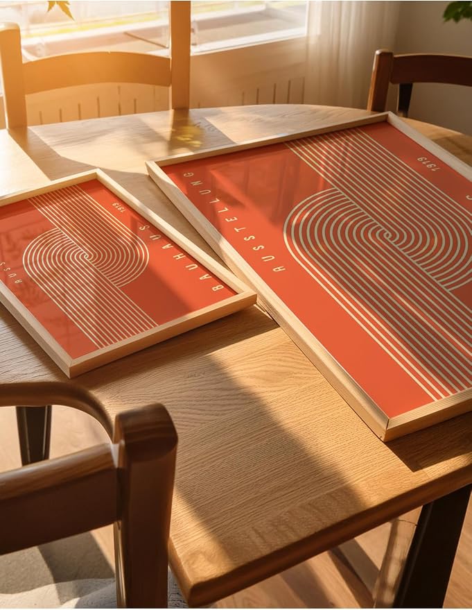 Tanıtım Bauhaus Çerçevesiz Poster, Modern Dekoratif Çerçevesiz Poster, Tablo, Bauhaus-10, 40 x 50 - Görsel 4