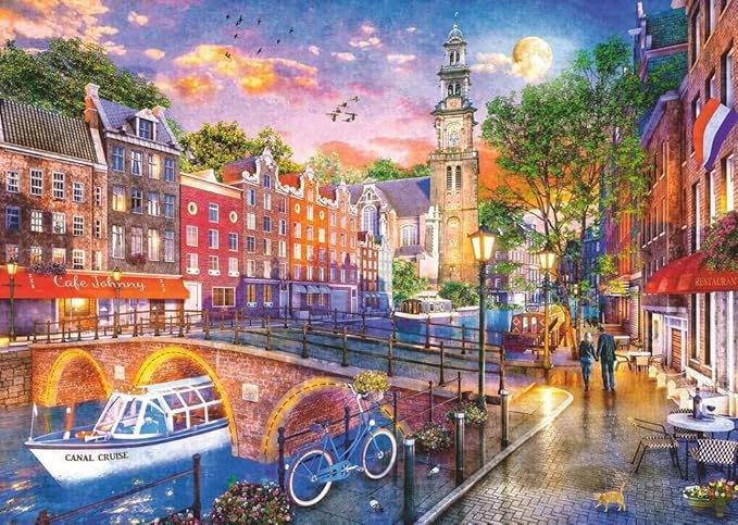 1000 Parça Amsterdam Yapboz - Görsel 2