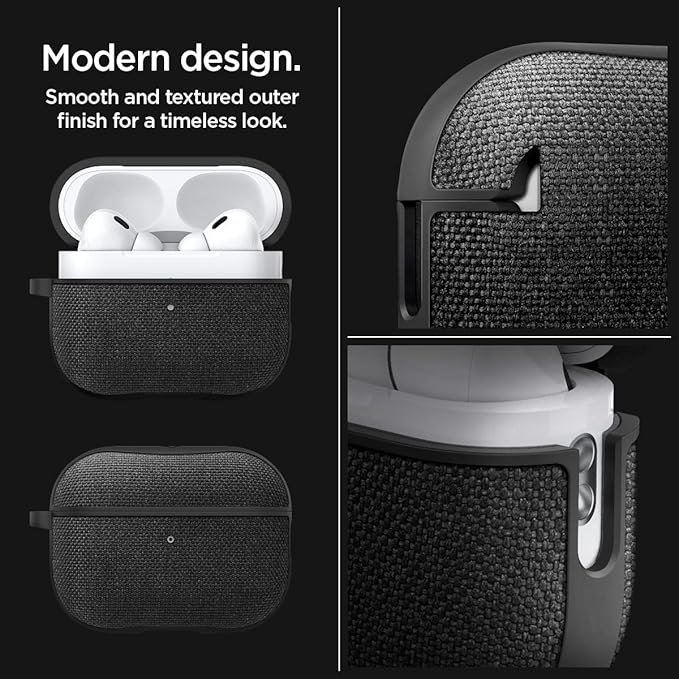 AirPods Pro (2.nesil) ile Uyumlu Kılıf Urban Fit Black - ACS05483 - Görsel 4