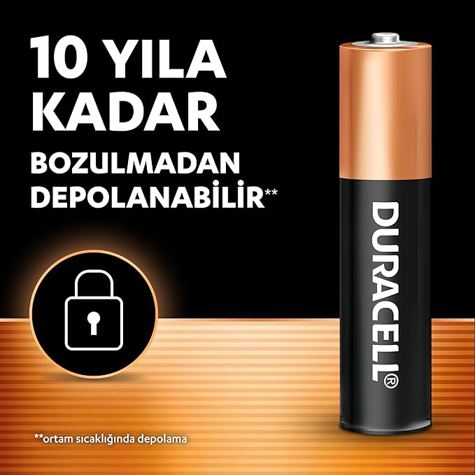 BASIC AAA Alkalin İnce Kalem Pil (10'lu Paket) – 1,5V – Daha Uzun Ömürlü – Günlük Cihazlar için Güvenilir Güç – Plastik İçermeyen Ambalaj - MN2400 - Görsel 3