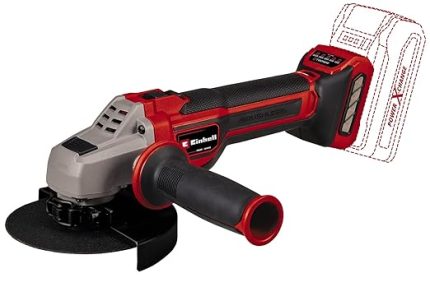 Professional akülü avuç taşlama TP-AG 18/125 CE Q Li Power X-Change (18 V, 900 W, 125 mm çap, 33 mm kesme derinliği, fırçasız, sürekli hız elektroniği, kesme diski veya akü olmadan)