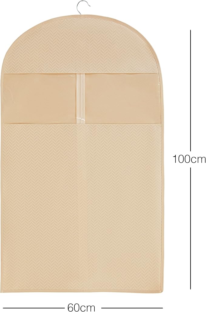 Home Textile Bej Balıksırtı Elbise Kılıfı 60 x 100 cm - Görsel 2