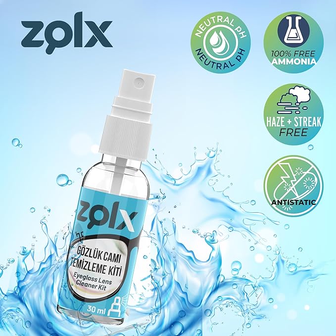30ML Gözlük Camı Temizleme Kiti, Gözlük Temizleme, Gözlük Spreyi, Gözlük Bezi,Temizleme, ekran temizleme, tv temizleme, telefon temizleme, tablet temizleme, lcd temizleme - Görsel 4
