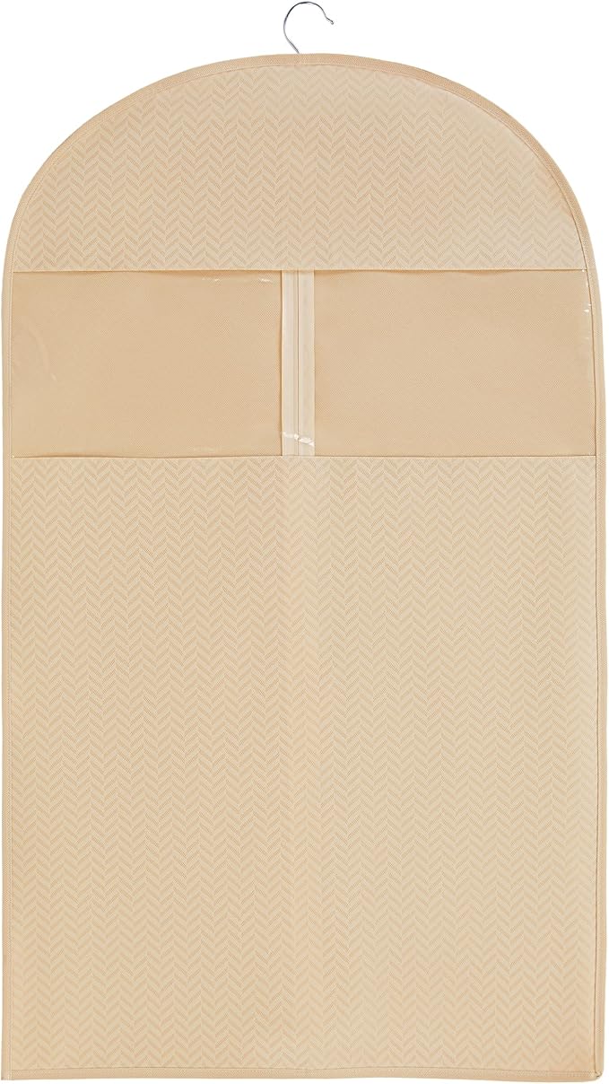 Home Textile Bej Balıksırtı Elbise Kılıfı 60 x 100 cm