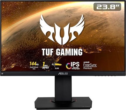TUF Gaming VG249Q 23.8" 1ms 144Hz ELMB Adaptive-Sync Flicker-Free IPS Full HD Gaming Monitör