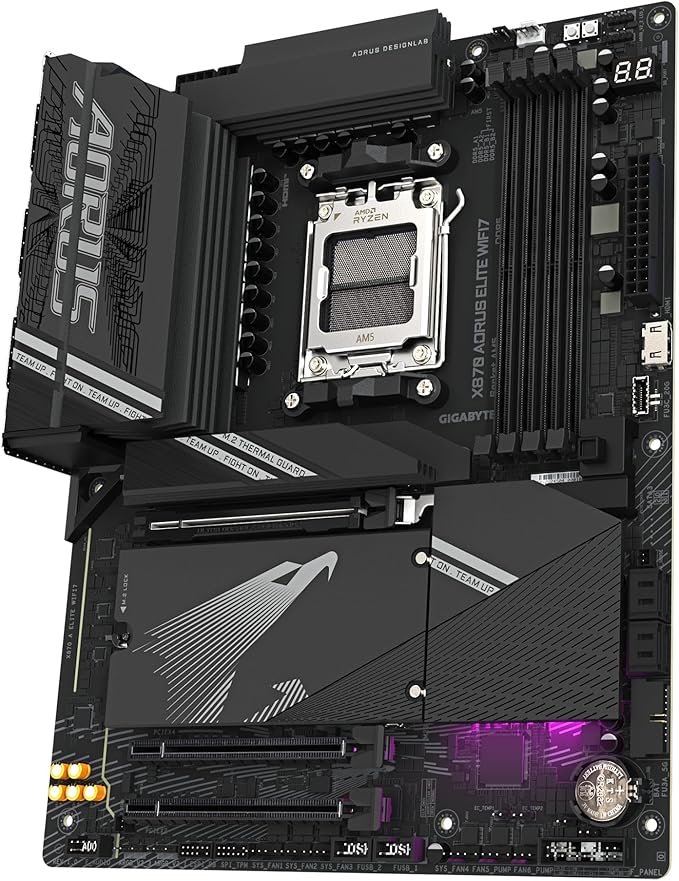 ANAKART AMD AM5 ATX X870 AORUS ELITE WIFI7 - Görsel 4