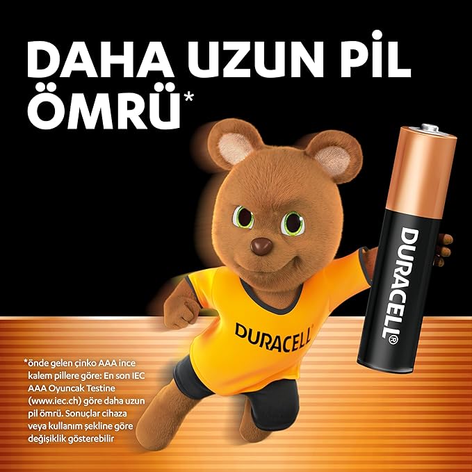 BASIC AAA Alkalin İnce Kalem Pil (10'lu Paket) – 1,5V – Daha Uzun Ömürlü – Günlük Cihazlar için Güvenilir Güç – Plastik İçermeyen Ambalaj - MN2400 - Görsel 2