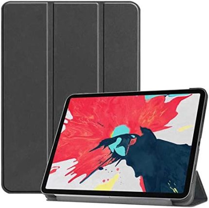 Lenovo M10 TB-X306F Gen.2 ile Uyumlu Kılıf Arkası Şeffaf 2 Farklı Stand Olabilen Sert Silikon İnce Tablet Kılıfı Siyah